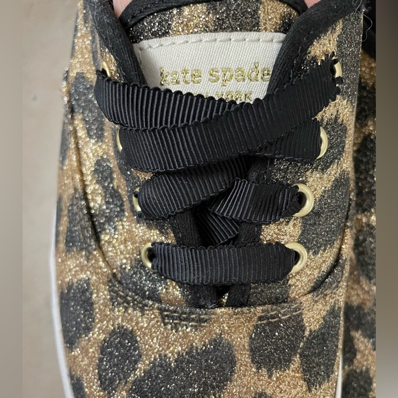 Keds X Kate Spade Glitter Cheetah Sneakers - Picture 5 of 6